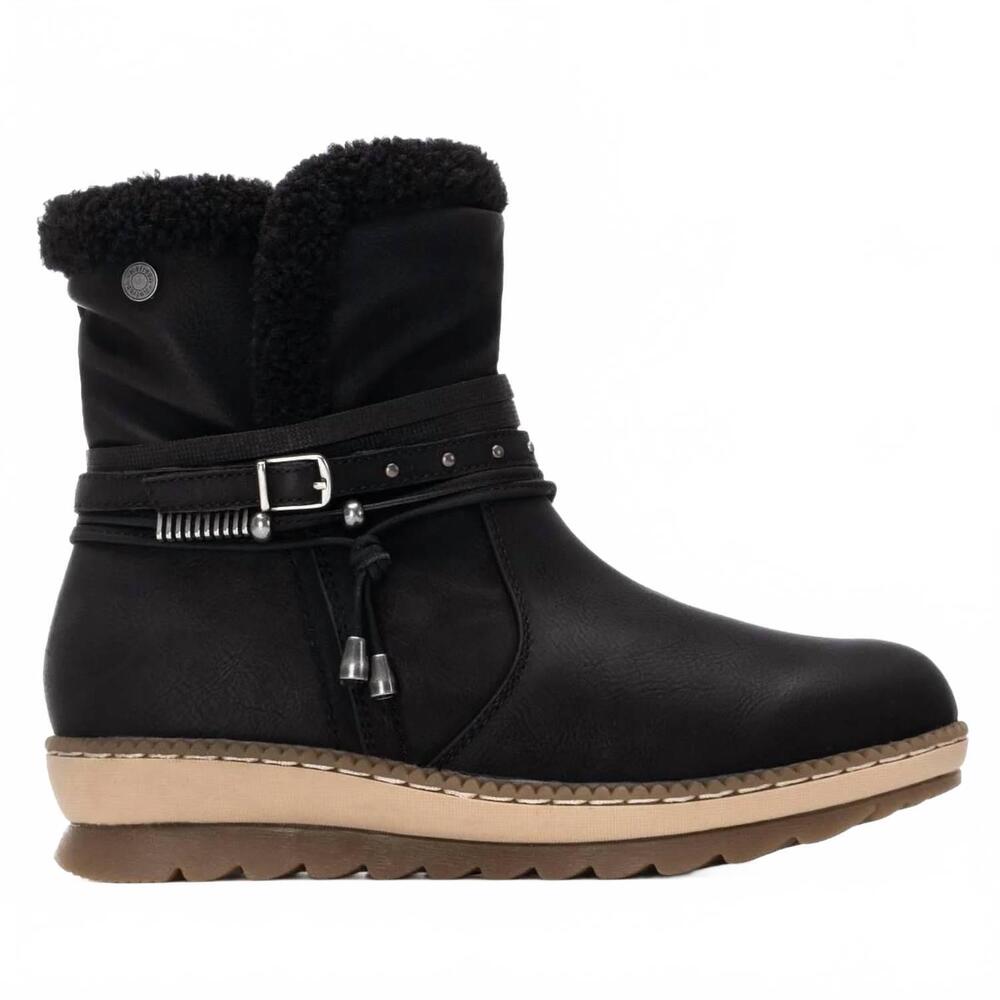 NEW REFRESH women's winter bootie in black
